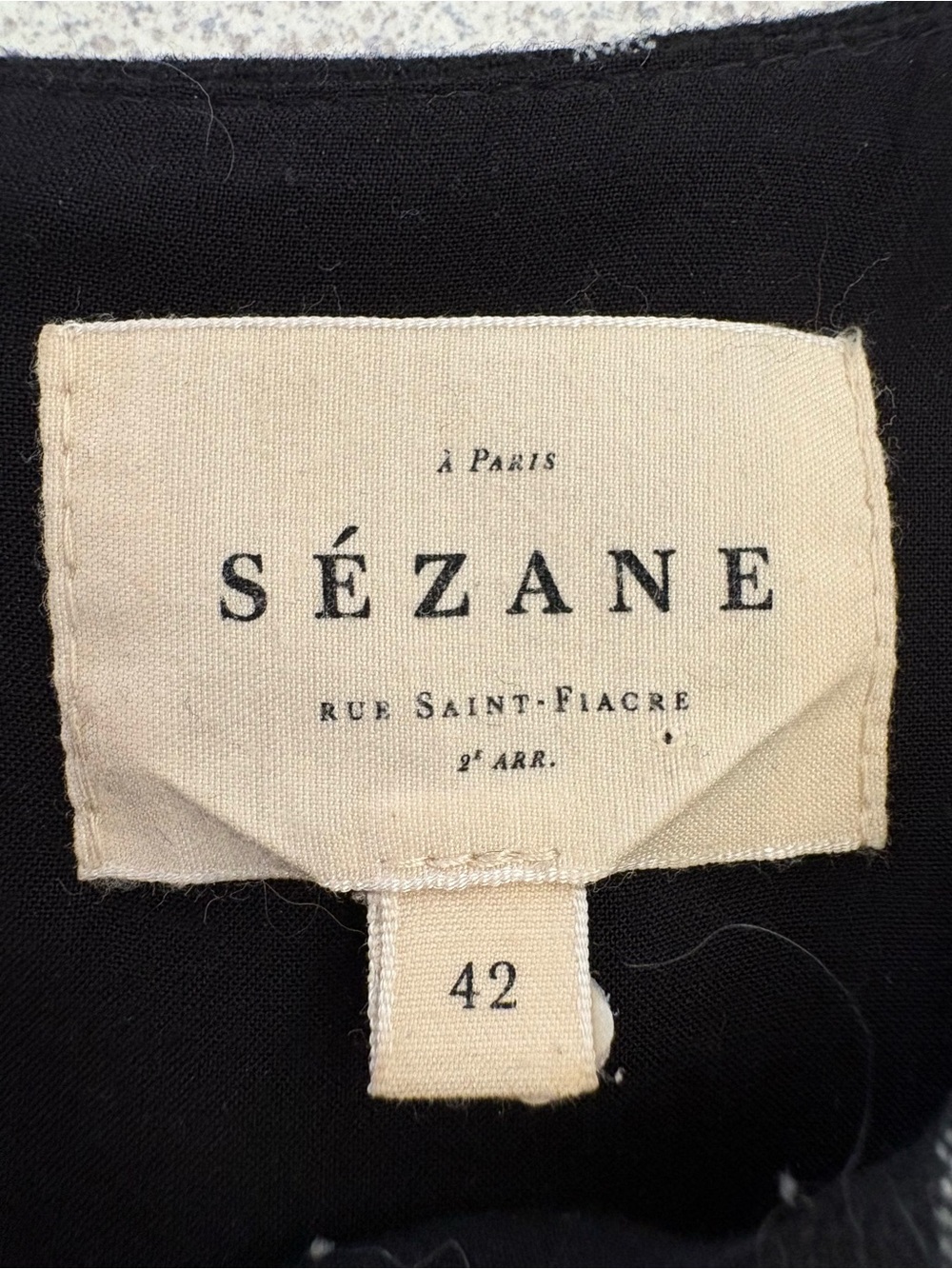Sezane windowpane blouse - Picture 3 of 3